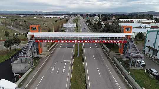 Şehit Cihan Gökkaya'nın adı üst geçitte yaşatılacak
