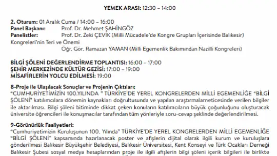 'Yerel Kongrelerden Milli Egemenliğe Bilgi Şöleni' çalıştayı başladı.
