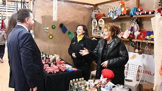 Yılbaşı hediyeleri 'El Emeği Ürünler Fuarı'ndan
