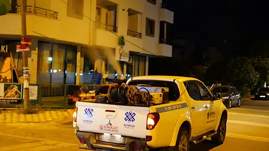Altıeylül Belediyesi'nden Sivrisinek Ve Haşerelere Karşı İlaçlama
