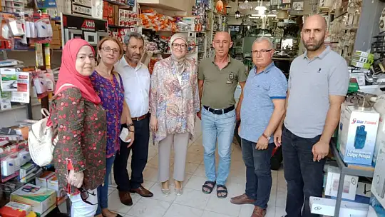 Belgin Uygur İlçe Ziyaretlerine Devam Ediyor