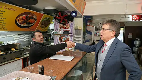 Başkan Arslan Altınoluk Esnafını Ziyaret Etti