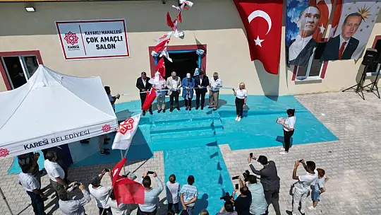 Kavaklı Çok Amaçlı Salon Hizmete Girdi