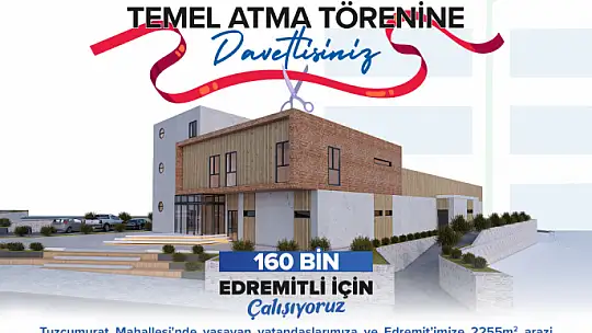 Tuzcumurat Mahalle Evi Temeli Atılıyor
