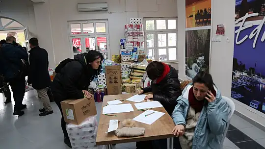 Edremit'ten Deprem Bölgesine Yardım Eli