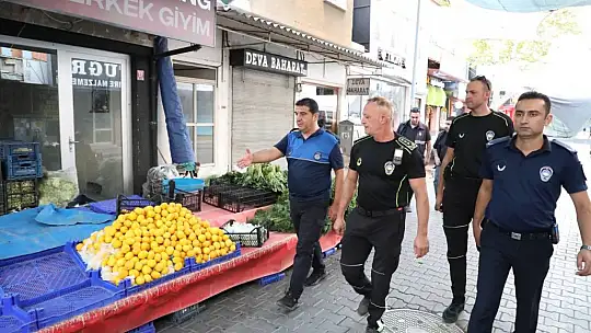 Edremit Zabıta'dan Pazar Yeri Denetimleri