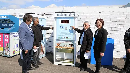 Edremit Belediyesi Atık Getirme Merkezi açıldı