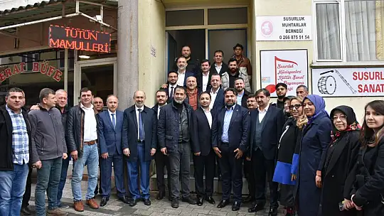 SUSURLUK'TA AK PARTİ COŞKUSU YAŞANDI…