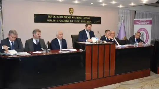 Balıkesir'de esnaflar için üst düzey toplantı