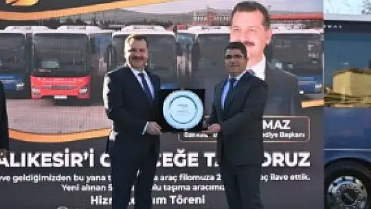 Balıkesir Büyükşehir toplu taşıma filosuyla Türkiye ye örnek oluyor