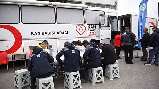 BASKİ'den Duyarlılık...Kan bağışı Kampanyası Başlatıldı