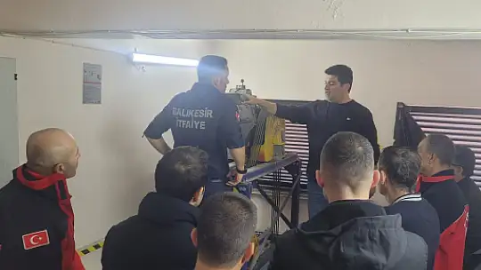 İtfaiye Daire Başkanlığından Personele Asansör Eğitimi
