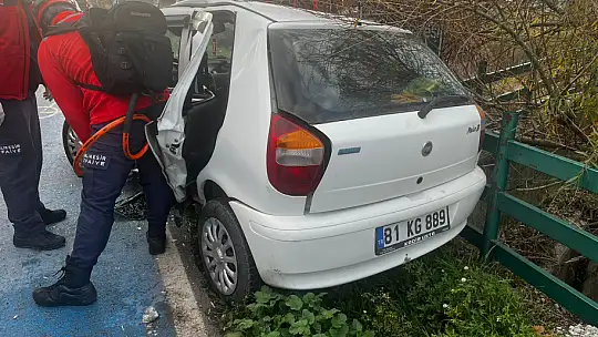 Terminalde Kaza: Sürücüler ve Bir Köpek Araçta Sıkıştı