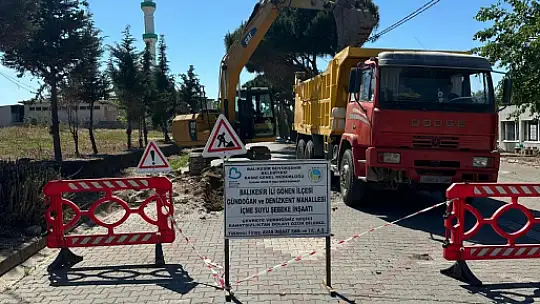 BASKİ Gönen'de halkı kesintisiz suya kavuşturuyor