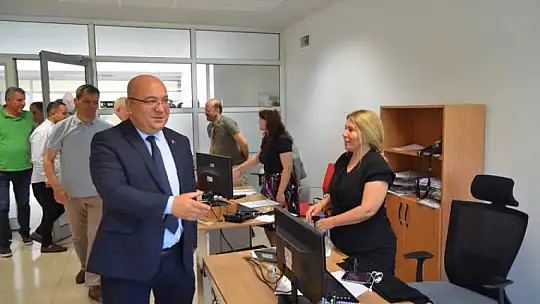 İl Sağlık Müdürü Uzm. Dr. Serkan Kadir Keskin Personelle tek tek bayramlaştı