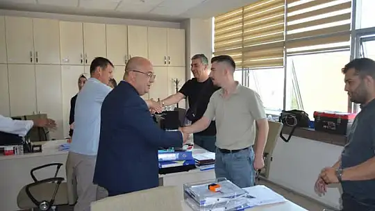 İl Sağlık Müdürü Uzm. Dr. Serkan Kadir Keskin Personelle tek tek bayramlaştı