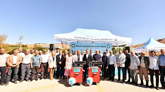 · Akın: 'Kimsesizlerin kimsesi olacağız' 200 ADET SALÇA MAKİNESİ DAĞITILDI