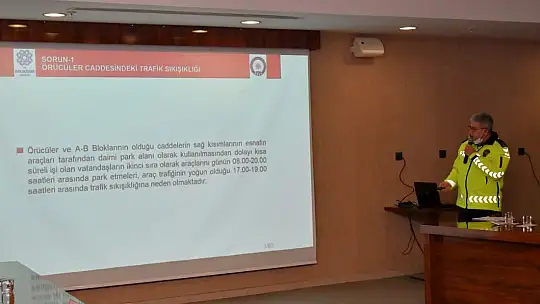 İl Merkezindeki Trafik sorunları için düğmeye basıldı