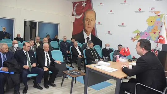 Balıkesirler Dernekleri Başkanları MHP'yi ziyaret etti