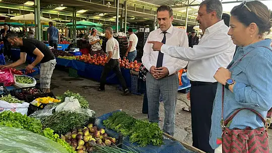 Vali Şıldak'tan Burhaniye Pazarına Ziyaret