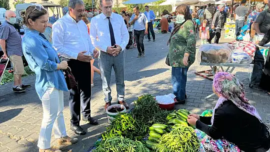 Vali Şıldak'tan Burhaniye Pazarına Ziyaret