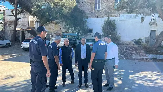 Vali Şıldak'tan Ayvalık'ta İncelemeler