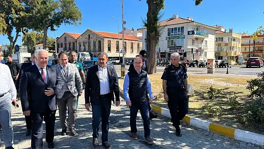 Vali Şıldak'tan Ayvalık'ta İncelemeler
