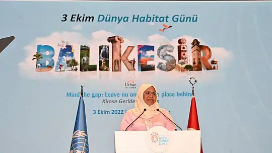 Balıkesir, Dünya Habitat Günü'ne ev sahipliği yaptı