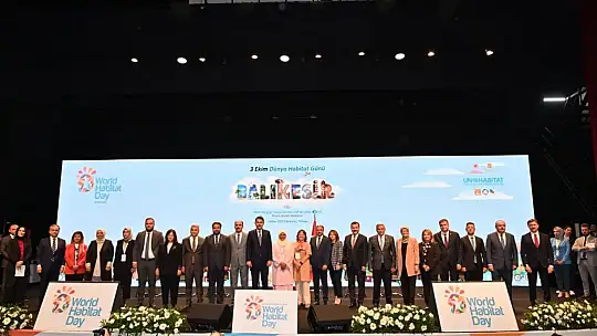 Balıkesir, Dünya Habitat Günü'ne ev sahipliği yaptı