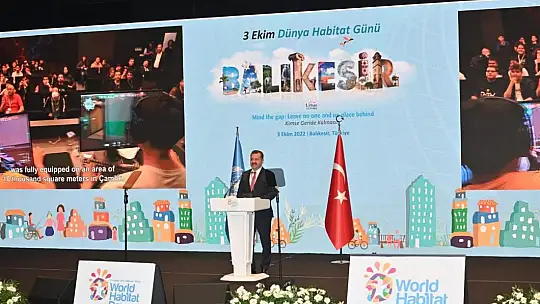 Balıkesir, Dünya Habitat Günü'ne ev sahipliği yaptı