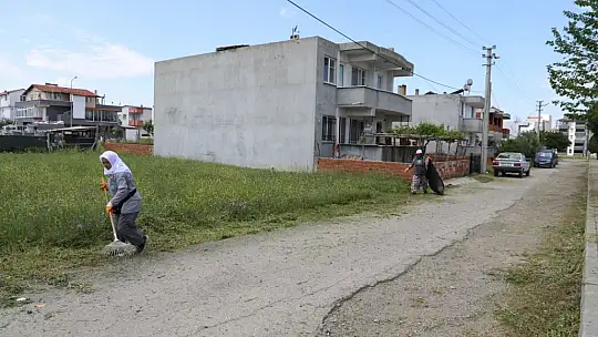 Tırpan Ve Temizlik Çalışmaları Sürüyor