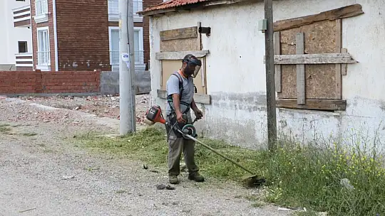 Tırpan Ve Temizlik Çalışmaları Sürüyor