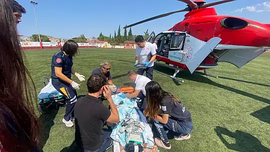 Epilepsi Hastası Helikopter Ambulansla Ankara'ya Sevkedildi