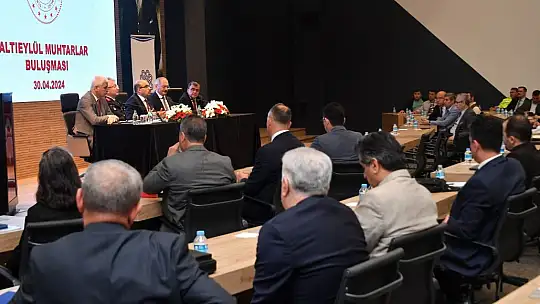 Vali Ustaoğlu Muhtarları Dinledi