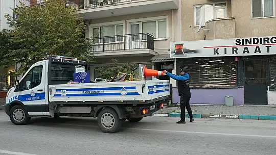 Büyükşehir Zabıtasından kaldırım işgallerine sıkı denetim