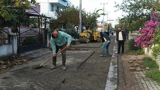BURHANİYE'DE ÇALIŞMALAR  DEVAM EDİYOR