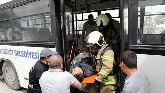 Edremit Belediyesi'nde Yangın Tatbikatı
