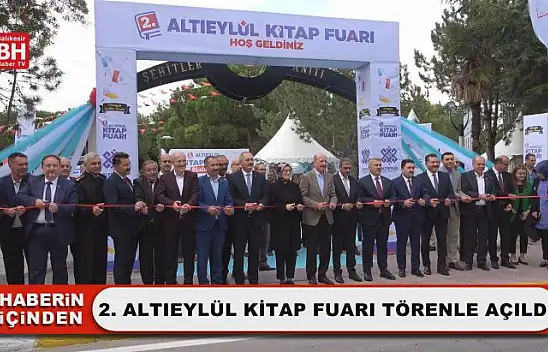2. Altıeylül Kitap Fuarı Törenle Açıldı