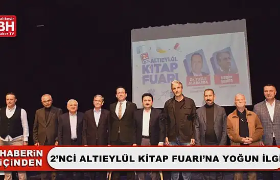 2'nci Altıeylül Kitap Fuarı'na Yoğun İlgi