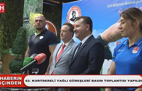 62. Kurtdereli Yağlı Güreşleri Basın Toplantısı Yapıldı