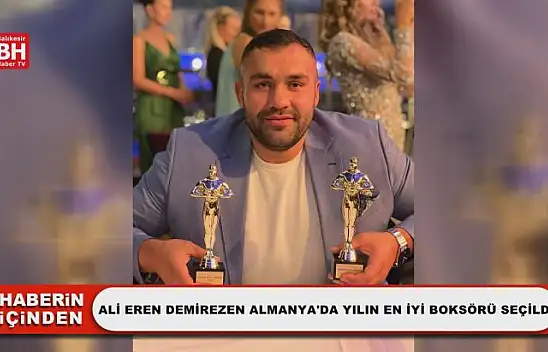 Ali Eren Demirezen Almanya'da Yılın En İyi Boksörü Seçildi