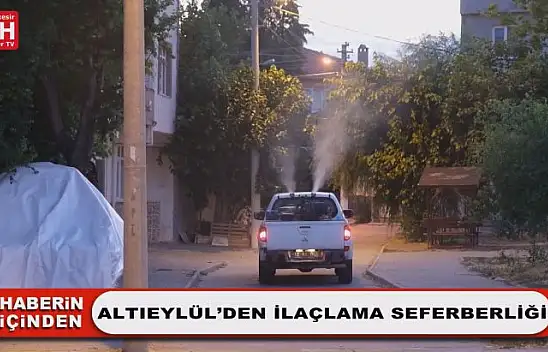 Altıeylül'den İlaçlama Seferberliği