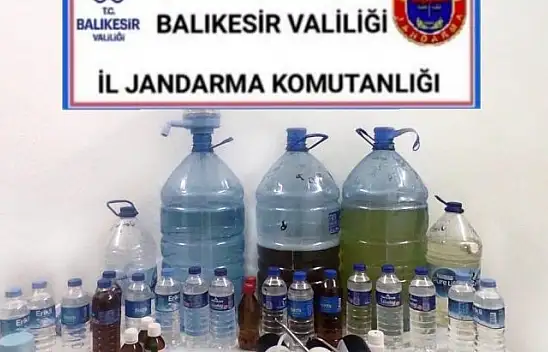 Ayvalık'ta Kaçak İçki Operasyonu