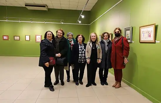 Ayvalık'ta Minyatür Sergisi Sanatseverlerle Buluştu