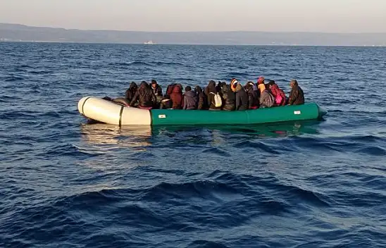 Balıkesir'de 35 Düzensiz Göçmen Kurtarıldı