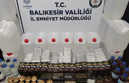Bandırma'da Kaçakçılık Operasyonu