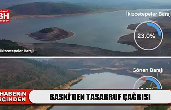 BASKİ'den Tasarruf Çağrısı