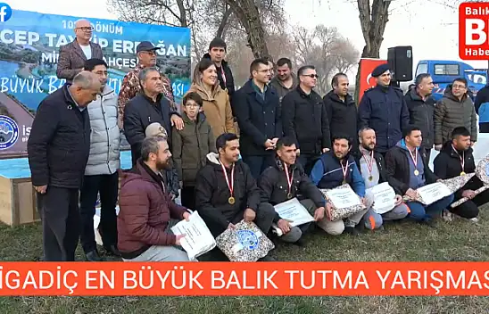 Bigadiç En Büyük Balık Tutma Yarışması Ödül Töreni