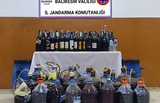 Bin 400 Litre Kaçak İçki Ele Geçirildi