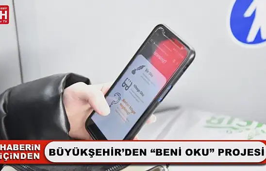 Büyükşehir'den 'Beni Oku' Projesi